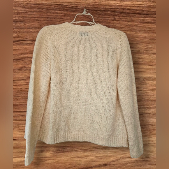 Tanner Vintage Nubby Wool Blend Open Front Cardigan Women (M) - Picture 2 of 3